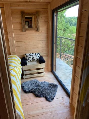 Le Moonloft Insolite Tiny-House Dans Les Arbres & 1 Seance De Sauna Pour 2 Avec Vue Panoramique Osenbach Eksteriør billede