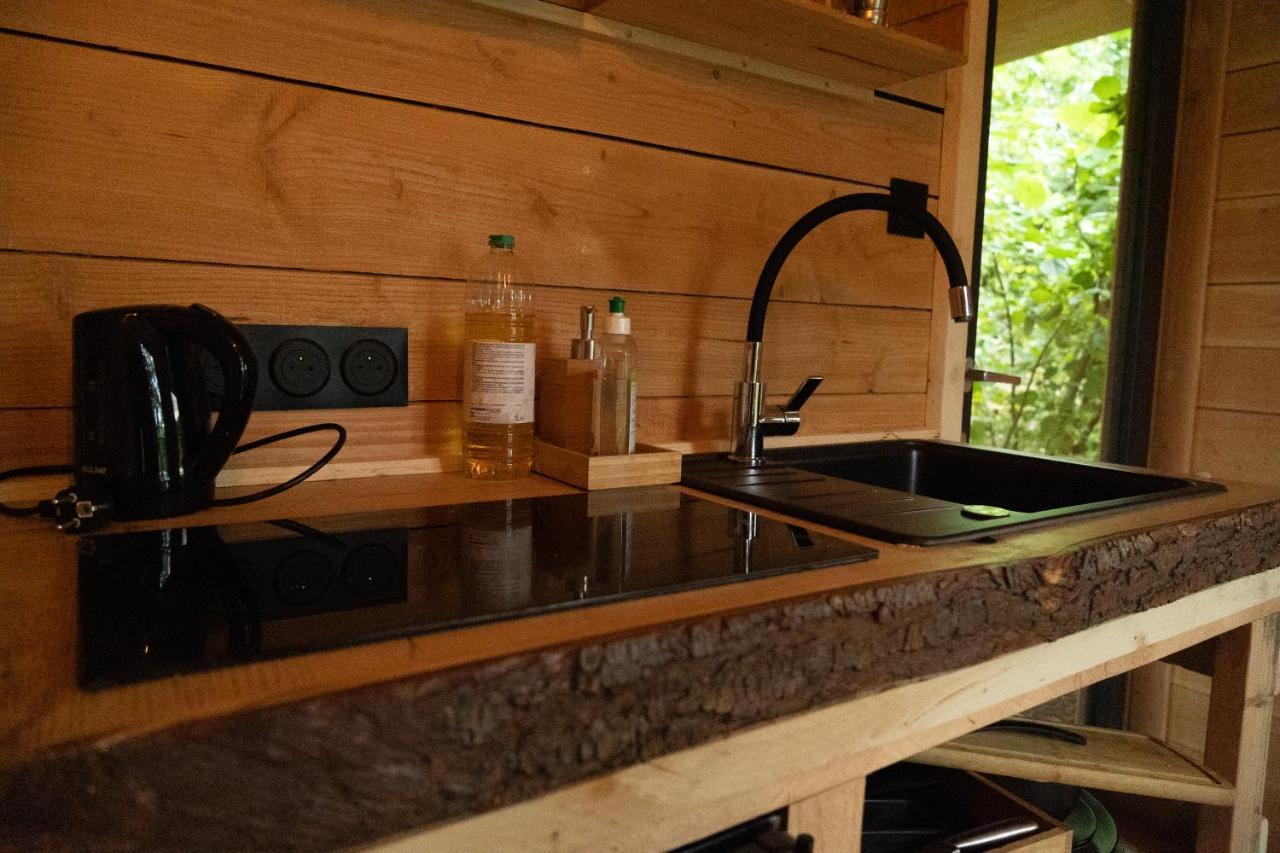 Le Moonloft Insolite Tiny-House Dans Les Arbres & 1 Seance De Sauna Pour 2 Avec Vue Panoramique Osenbach Eksteriør billede