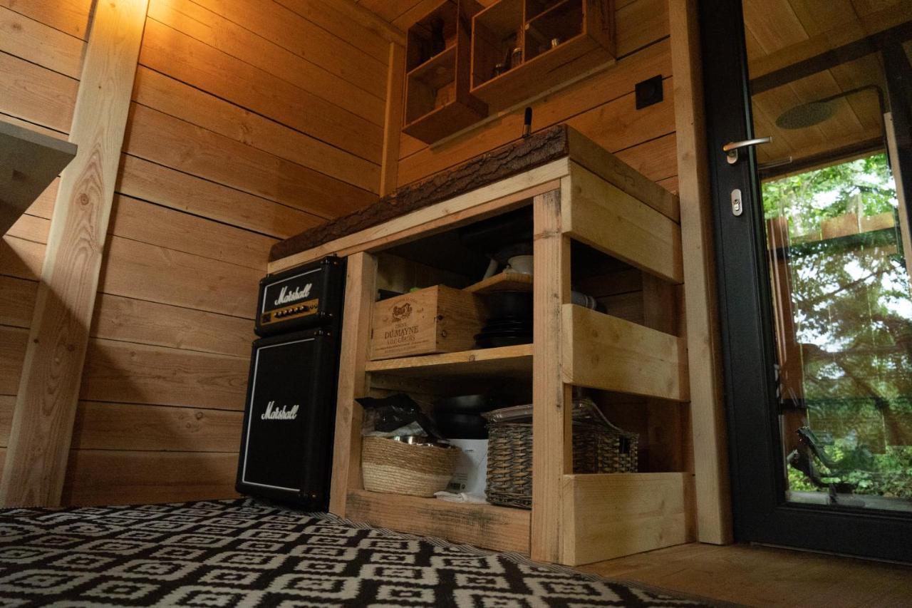 Le Moonloft Insolite Tiny-House Dans Les Arbres & 1 Seance De Sauna Pour 2 Avec Vue Panoramique Osenbach Eksteriør billede