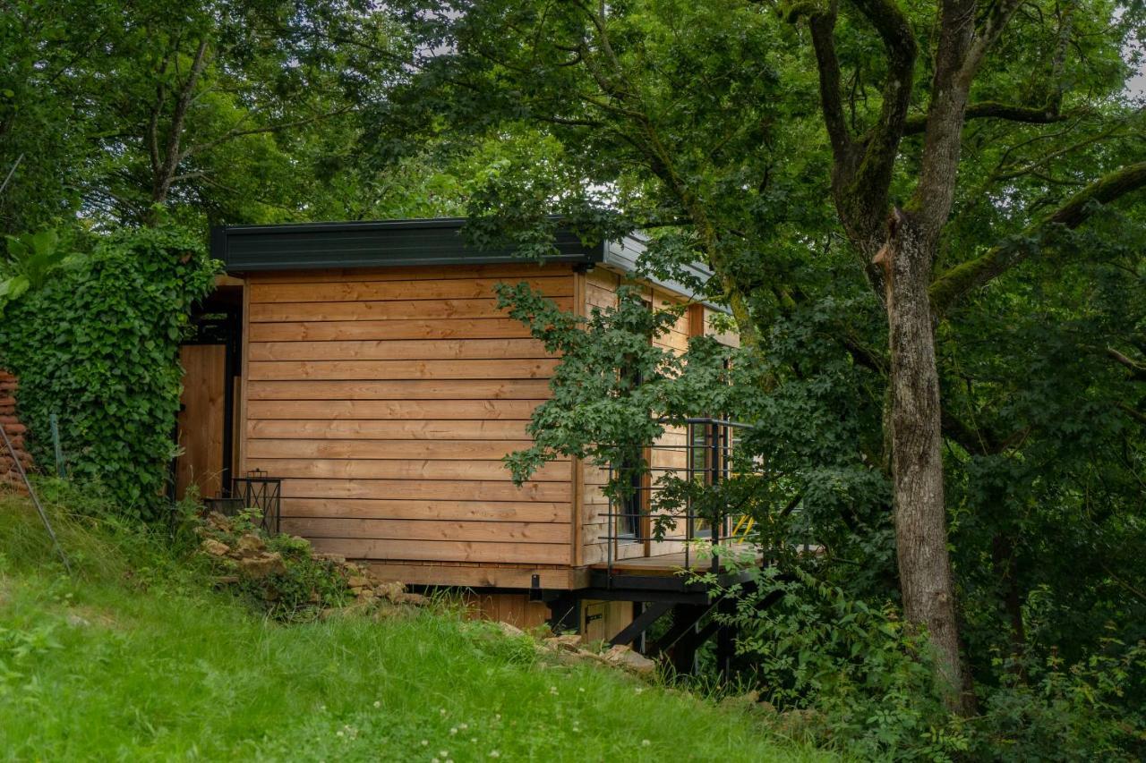 Le Moonloft Insolite Tiny-House Dans Les Arbres & 1 Seance De Sauna Pour 2 Avec Vue Panoramique Osenbach Eksteriør billede