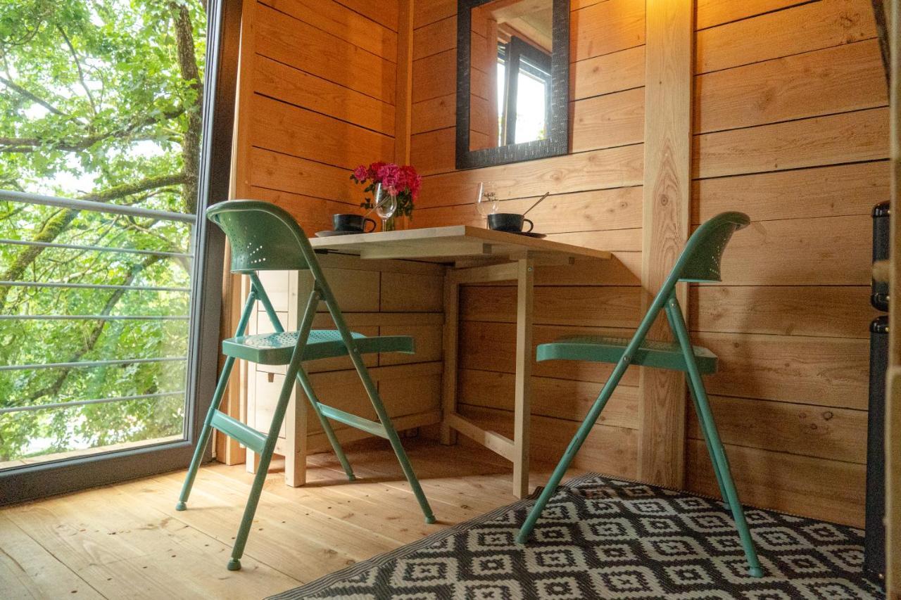 Le Moonloft Insolite Tiny-House Dans Les Arbres & 1 Seance De Sauna Pour 2 Avec Vue Panoramique Osenbach Eksteriør billede